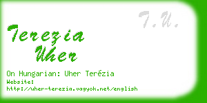 terezia uher business card